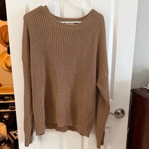 Pink Lily Crew Neck Sweater | Size Medium